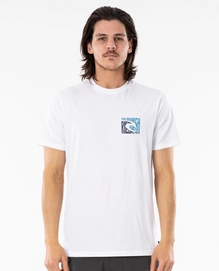 T-Shirt Rip Curl Icon Cutout Tee White Herren