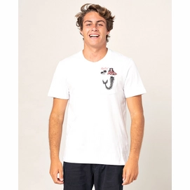 T-Shirt Rip Curl Da Pocket Tee White Herren
