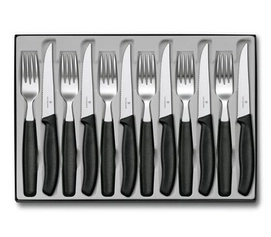 Tafelbestekset Victorinox Swiss Classic Zwart (12-Delig)