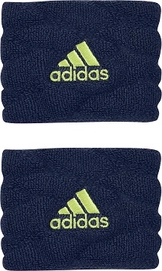 Schweißband Adidas Braided Wristband Small U Noble Indigo/Noble Indigo/Semi Frozen Yellow