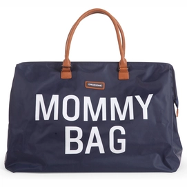 Wickeltasche Childhome Mommy Bag Big Blau Weiß