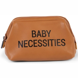 Toilettas Childhome Baby Necessities Leatherlook Bruin