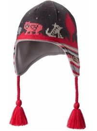 Bonnet Columbia Youth Winter Worn Peruvian Kids Punch Pink Critter