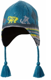 Bonnet Columbia Youth Winter Worn Peruvian Kids Deep Marine Critter