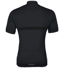 Fietsshirt Odlo Mens Stand-Up Collar S/S Full Zip Fujin Black