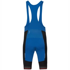 Fietsbroek Odlo Mens Tights Short Suspenders Ceramicool X-Lig Black Energy Blue
