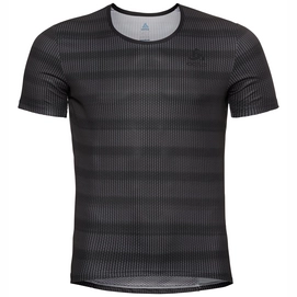 Fietsshirt Odlo Men S/S Zeroweight Odlo Graphite Grey Black