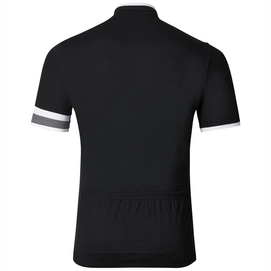 Fietsshirt Odlo Mens Stand-Up Collar S/S 1/2 Zip Breeze Black