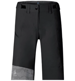 Fietsbroek Odlo Womens Shorts With Inner Brief Morzine Black Allover Print