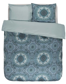 Taies d'oreiller Essenza Cadiz Blue Satin de Coton (50 x 75 cm)