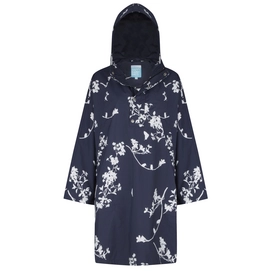 Poncho Happy Rainy Days Cape Nadine Blossom Navy White