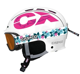 Skihelm Casco CX-3 Junior White Pink