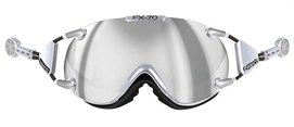 Skibrille Casco FX 70 Carbonic Chrome Silver (Large)