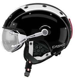 Skihelm Casco SP-3 Comp Black White Unisex