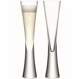 Champagneglas L.S.A. Moya Transparant 170 ml (2-Delig)