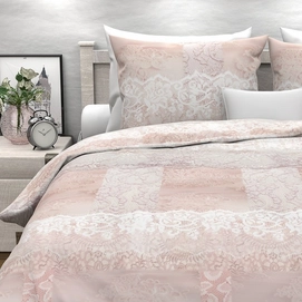 Bettwäsche Heckett & Lane Lux Rosa Flanell