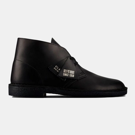 Clarks Originals Herren Desert Boot Black Polished-Schuhgröße 41