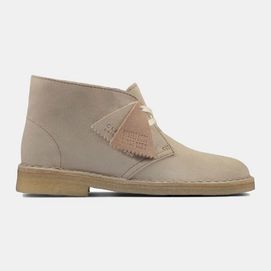 Chaussures à Lacets Clarks Originals Desert Boot Women Off White Suede 2021-Taille 40