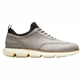 Cole Haan Men 4.Zerogrand Wingtip Oxford Ironstone Nubuck Ivory