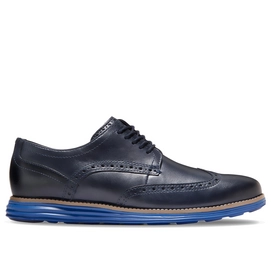 Chaussures à Lacets Cole Haan Men OriginalGrand Wingtip Oxford Navy Blazer-Socialite Blue-Taille 41
