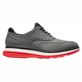 Cole Haan Originalgrand Ultra Wing Ox Gray Pinstripe Nubuck Flame Herren