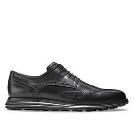 Chaussures à Lacets Cole Haan Men Originalgrand Wingtip Oxford Black Black 2021-Taille 41