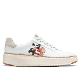 Baskets Cole Haan Women GrandPro Topspin Sneaker White Ivory Floral Print