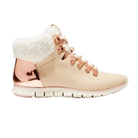 Cole Haan Women Zerogrand Hiker Boot Sand Gold