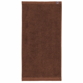 Hand Towel Essenza Connect Organic Uni Leather Brown 60 x 110 cm