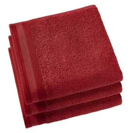Serviette De Witte Lietaer Contessa Dark Red (50 x 100 cm) (Lot de 3)