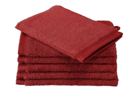 Gant de Toilette De Witte Lietaer Contessa Dark Red (Lot de 6)