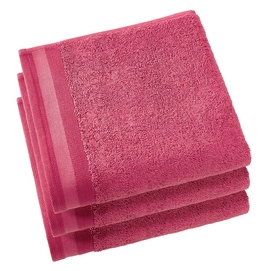 Serviette De Witte Lietaer Contessa Fuchsia Rose (50 x 100 cm) (Lot de 3)