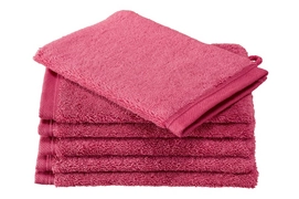 Gant de Toilette De Witte Lietaer Contessa Fuchsia Rose (Lot de 6)