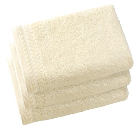 Serviette Invité De Witte Lietaer Contessa Ivory (40 x 60 cm) (Lot de 3)