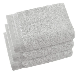 Serviette Invité De Witte Lietaer Contessa Silver (40 x 60 cm) (Lot de 3)