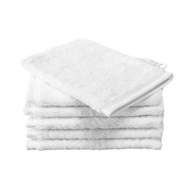 Gant de Toilette De Witte Lietaer Contessa White (Lot de 6)