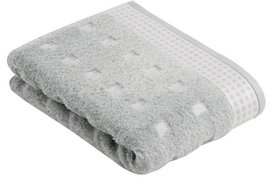 Douchelaken Vossen Country Feeling Light Grey (67 x 140 cm) (Set van 2)