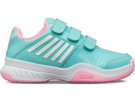 Chaussure de Tennis  K-Swiss Junior Court Express Strap Omni Blue Pink White