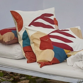Taie d'oreiller Sylvie Thiriez Imprimée Costa Percale (50 x 80 cm)