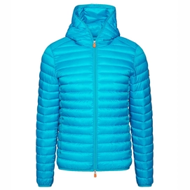 Jas Save The Duck Men Helios Hooded Jacket Fluo Blue-M