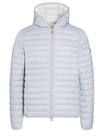 Veste Save The Duck Men D3065M GIGA6 Hooded Opal Grey