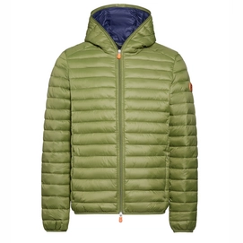 Jas Save The Duck Men D3065M GIGA6 Hooded Mud Green