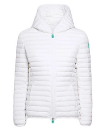 Veste Save The Duck Women D3362W RECY6 Hooded Off White
