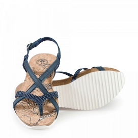 Sandaal Panama Jack Daria Snake B1 Napa Marino Navy