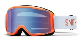 Smith Daredevil Junior Neon Orange Burger Frame Blue Sensor Mirror Skibril