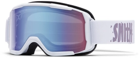 Skibril Smith Daredevil White Frame/Blue Sensor Mirror Lens