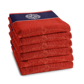 Kitchen Towel DDDDD Mistral Red (Set of 6)