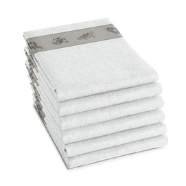 Theedoek DDDDD Sparrow Grey (set van 6)