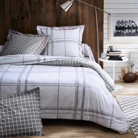 Housse de Couette Tradilinge Demi De Melee Cambridge Blanc Coton