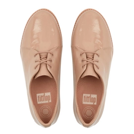 FitFlop Derby™ Crinkle Patent Taupe